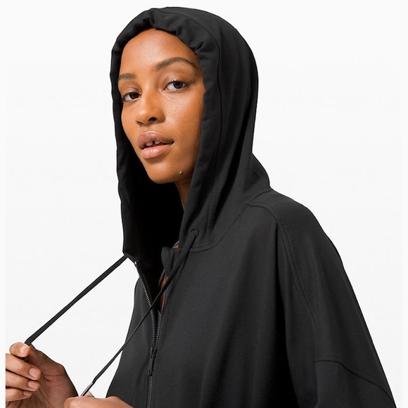 Lululemon Step Aside Zip Hoodie Black Sz M/L NWOT - Picture 4 of 5